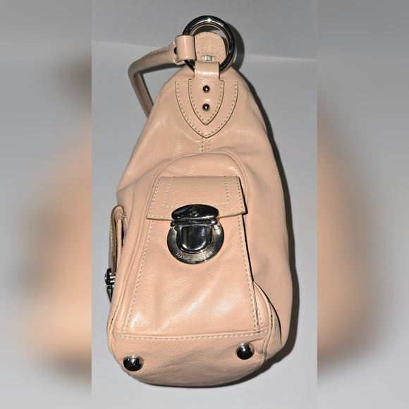 Authentic Marc Jacobs Leather Satchel - Shoulder Bag Beige With Blush Hue - Picture 5 of 15
